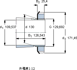 SKFSNW 126x4.5/16軸承圖紙