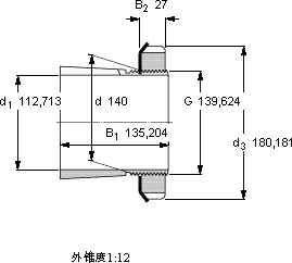 SKFSNW 128x4.7/16軸承圖紙