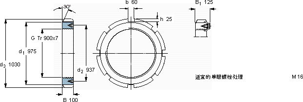 SKFHM 30/900軸承圖紙