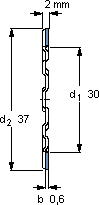 SKFZW30x37軸承圖紙