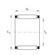 INA滾針及保持架組件 K20X26X12, 根據 DIN 5405-1/ISO 3030 標準