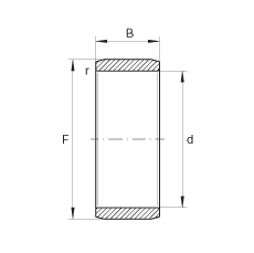 INA內圈 IR5X8X12, 根據 DIN 620 標準，精機加工