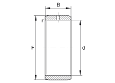 INA內圈 IR45X55X20-IS1, 精密機加工，有潤滑孔，根據 DIN 620