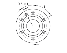 INA推力角接觸球軸承 ZKLF1560-2Z, 雙向，螺釘安裝，兩側間隙密封