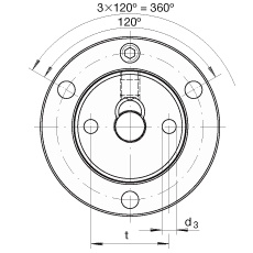 INA推力錐形保持架滾針軸承 ZAXFM2575, 雙向，預載