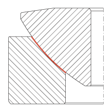 INA推力關(guān)節(jié)軸承 GE100-AW, 根據(jù) DIN ISO 12 240-3 標(biāo)準(zhǔn)，免維護(hù)
