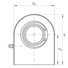 INA液壓桿端軸承 GF20-DO, 根據 DIN ISO 12 240-4 標準，帶焊接面，需維護
