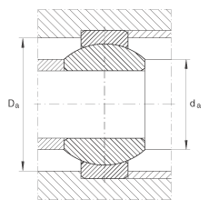 INA關節軸承 GE6-FO, 根據 DIN ISO 12 240-1 標準，需維護
