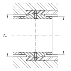 INA關節軸承 GE16-LO, 根據 DIN ISO 12 240-1 標準，需維護