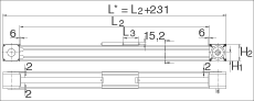 INA直線執(zhí)行器 MKUE-25-ZR, 帶有兩排球的滑塊