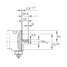 INA主軸執行器 MPLF52-ZR, 