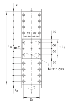 INA高精度直線工作臺(tái) LTP15-185-2020, 鋁