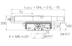 INA高精度的 X-Y 工作臺 LTK25, 
