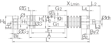 INA直線工作臺 LTE40-Tr24x5-A, 梯形絲桿驅動