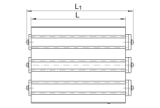 INA直線執(zhí)行器 MLFI200-3ZR, 內導向滑塊，帶三個齒形帶