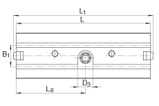 INA直線執行器 MLFI50086-B-ZR, 內導向滑塊