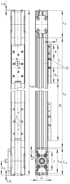 INA直線執(zhí)行器 MLFI20-ZR, 內(nèi)導(dǎo)向滑塊
