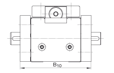 INA直線執(zhí)行器 MLFI20-ZR, 內(nèi)導(dǎo)向滑塊