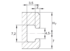 INA直線執(zhí)行器 MKUVE20-KGT20, 帶有四排球的滑塊